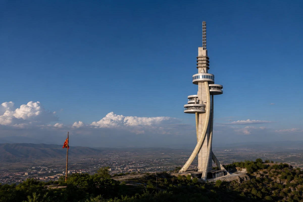 12 yıllık bekleyiş bitiyor: Vodno Kulesi kapılarını a&ccedil;ıyor
