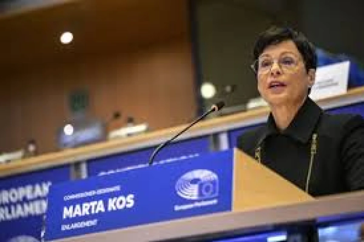 AB Komiseri Marta Kos Temmuz başında &Uuml;sk&uuml;p'e geliyor
