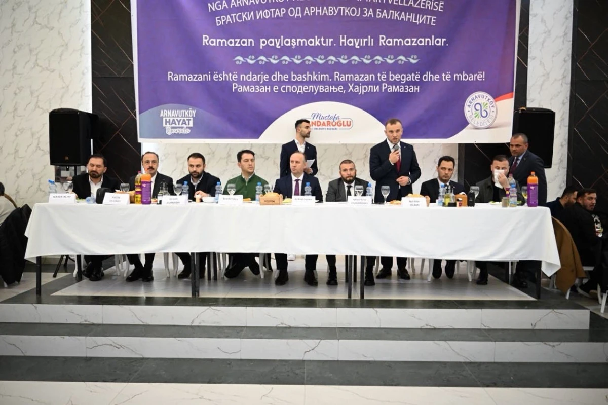 Arnavutk&ouml;y&rsquo;den Balkanlar&rsquo;a Ramazan K&ouml;pr&uuml;s&uuml;: 16 Bin kişilik iftar
