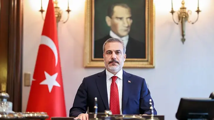 Bakan Fidan, Kuzey Makedonya T&uuml;rk Demokratik Partisi Genel Başkanı Zeynula ile g&ouml;r&uuml;şt&uuml;