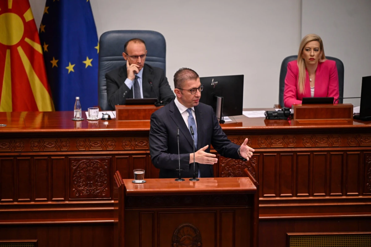 Başbakan Mickoski: Enflasyon d&uuml;şt&uuml;, maaş ve emekli maaşları eski d&ouml;neme g&ouml;re daha hızlı arttı