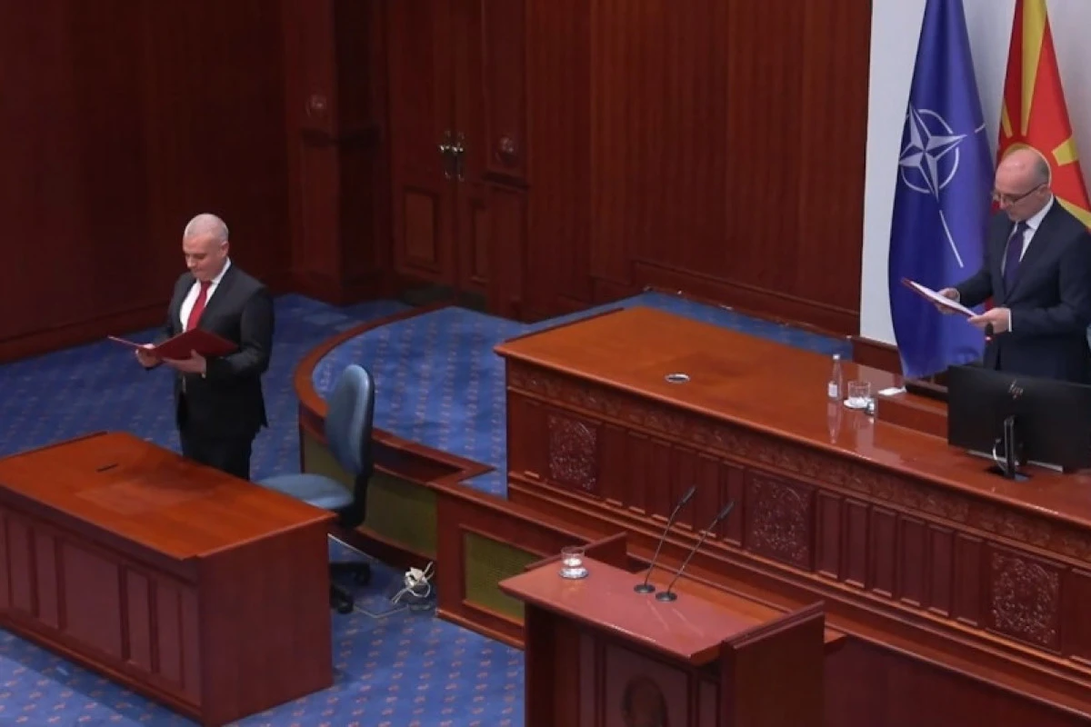 Başbakan Mickoski'nin danışmanı Goce Naumovski anayasa yargıcı oldu