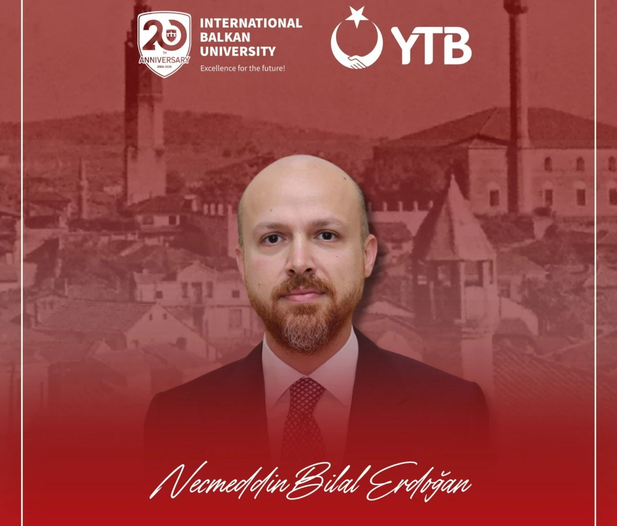 Bilal Erdoğan 25 Şubat&rsquo;ta &Uuml;sk&uuml;p&rsquo;te gen&ccedil;lerle buluşacak