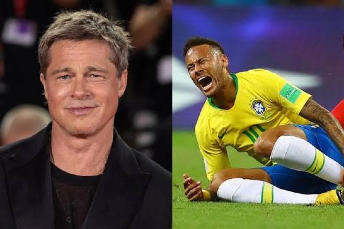 Brad Pitt'ten futbolculara "oyunculuk" dersi: İlk &ouml;ğrencisi Neymar olacak
