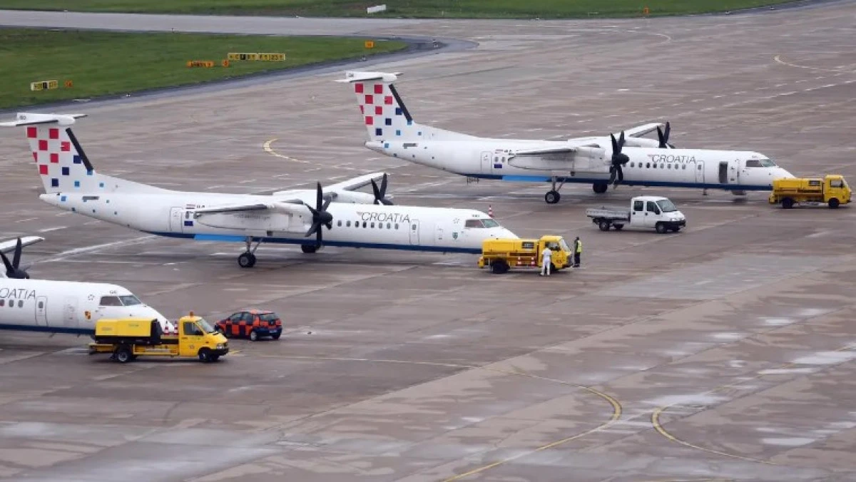 Croatia Airlines, Zagreb-&Uuml;sk&uuml;p u&ccedil;uşlarını azaltıyor