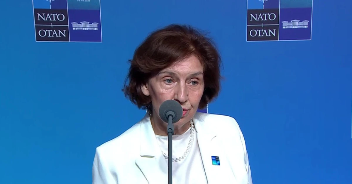 Cumhurbaşkanı Silyanovska Davkova, Erdoğan'ın resepsiyonunda NATO liderleriyle buluştu