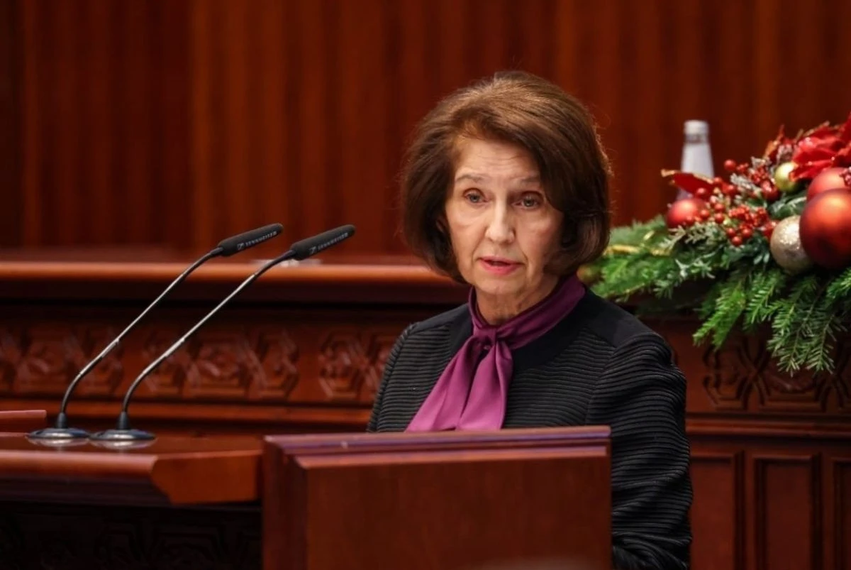 Cumhurbaşkanı Silyanovska Davkova, yeni Ceza Yasası'na 'ge&ccedil;iş' olarak imza attı