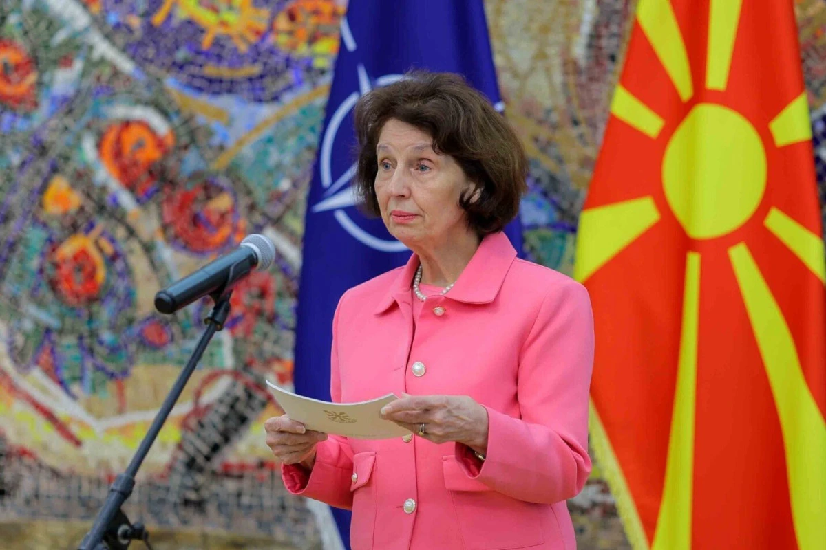 Cumhurbaşkanı Silyanovska-Davkova'dan Kurban Bayramı tebrik mesajı