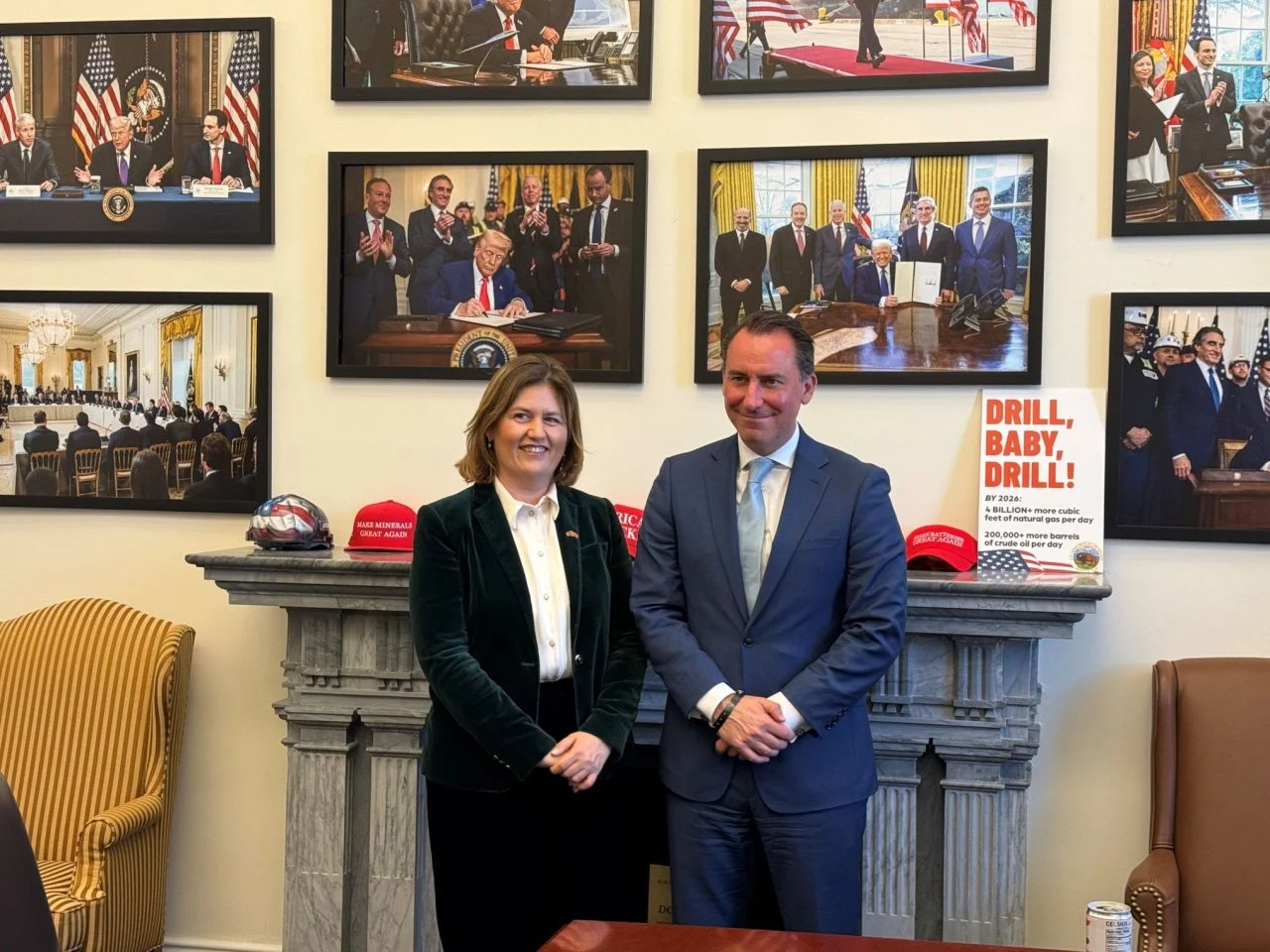 Enerji Bakanı Bojinovska Beyaz Saray'da &uuml;st d&uuml;zey bir yetkili ile g&ouml;r&uuml;şt&uuml;