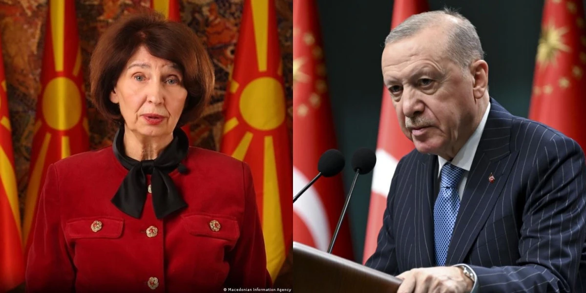 Erdoğan, Silyanovska-Davkova&rsquo;yı İstanbul&rsquo;da ağırlıyor