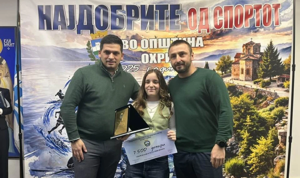 Gen&ccedil; y&uuml;z&uuml;c&uuml; Devran Kurtis, Ohri&rsquo;nin gururu oldu