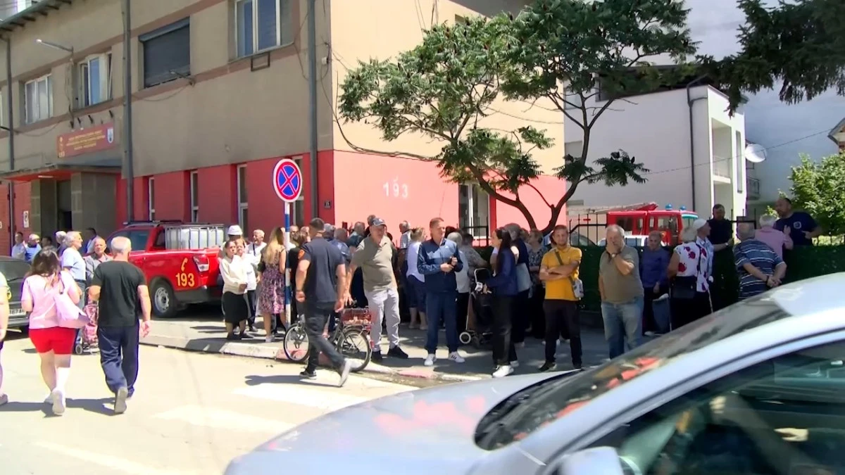 Gostivar'da kavurucu sıcakta su krizi devam ediyor: Esnaf, hastane, vatandaş mağdur