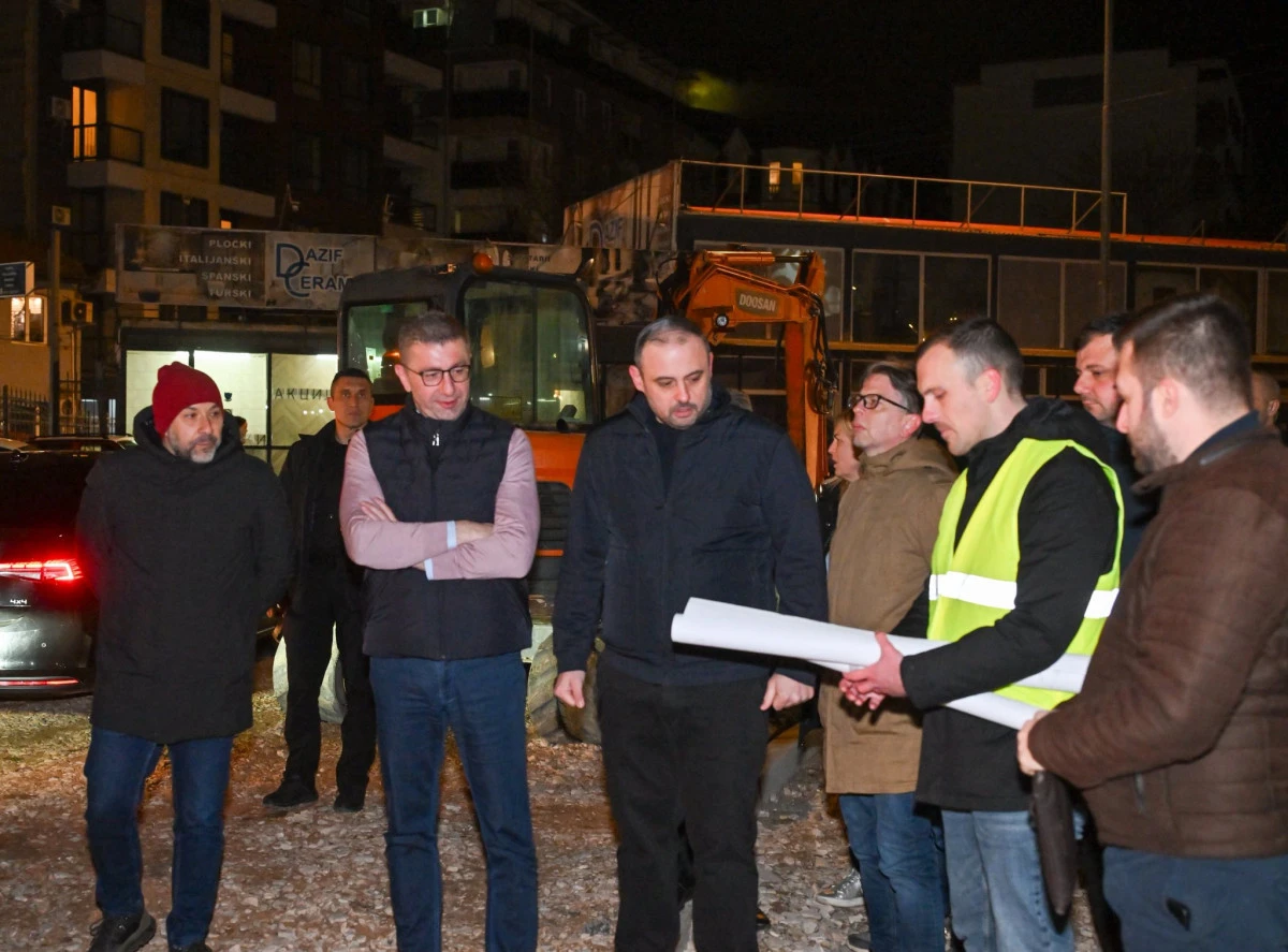 Gyorgievski ve Mickoski&rsquo;den Makedonya Bulvarı &ccedil;ıkarması: &Uuml;sk&uuml;p&rsquo;e ilk yeraltı ge&ccedil;idi