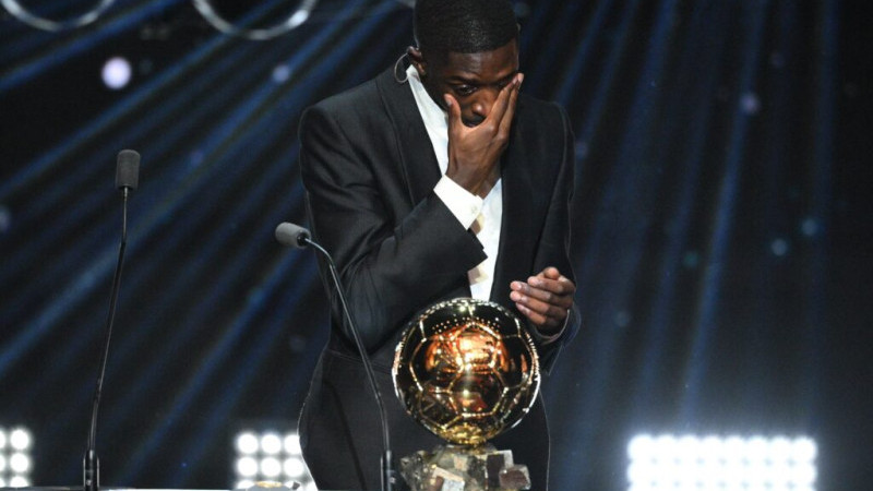 PSG'nin yıldızı Usman Dembele, 69. Ballon d’Or’un sahibi oldu