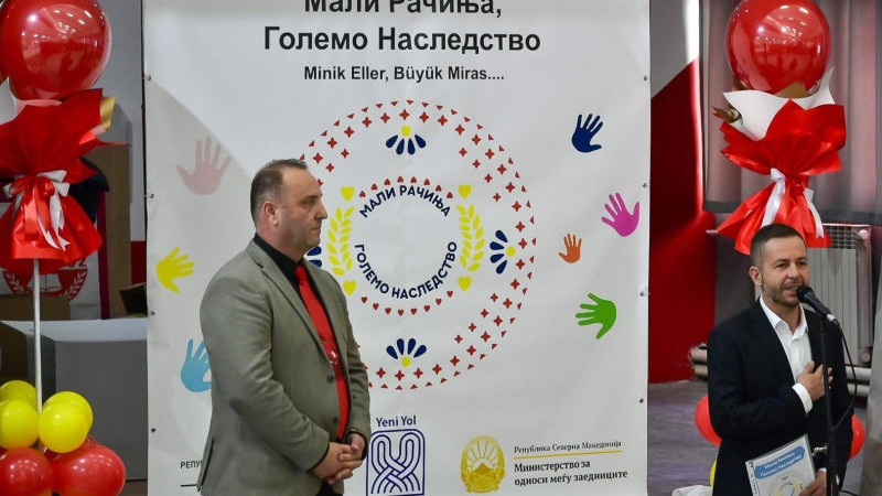 “Minik Eller, Büyük Miras” Üsküp’te coşkuyla tamamlandı