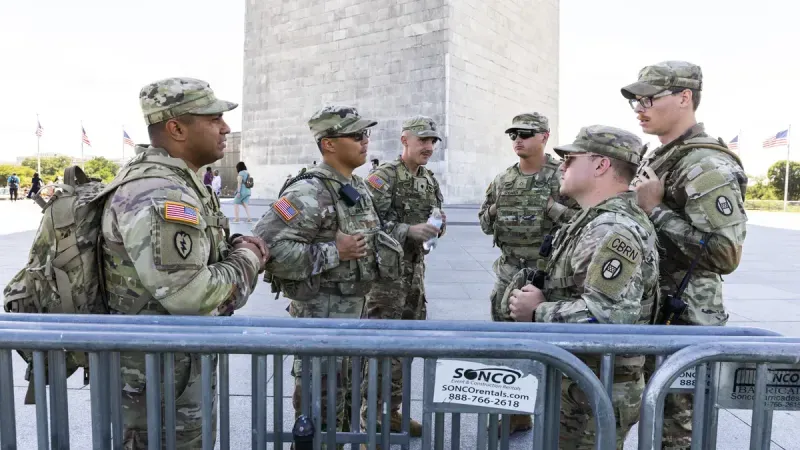 Beyaz Saray yakınında silahlı saldırı, iki asker yaralandı