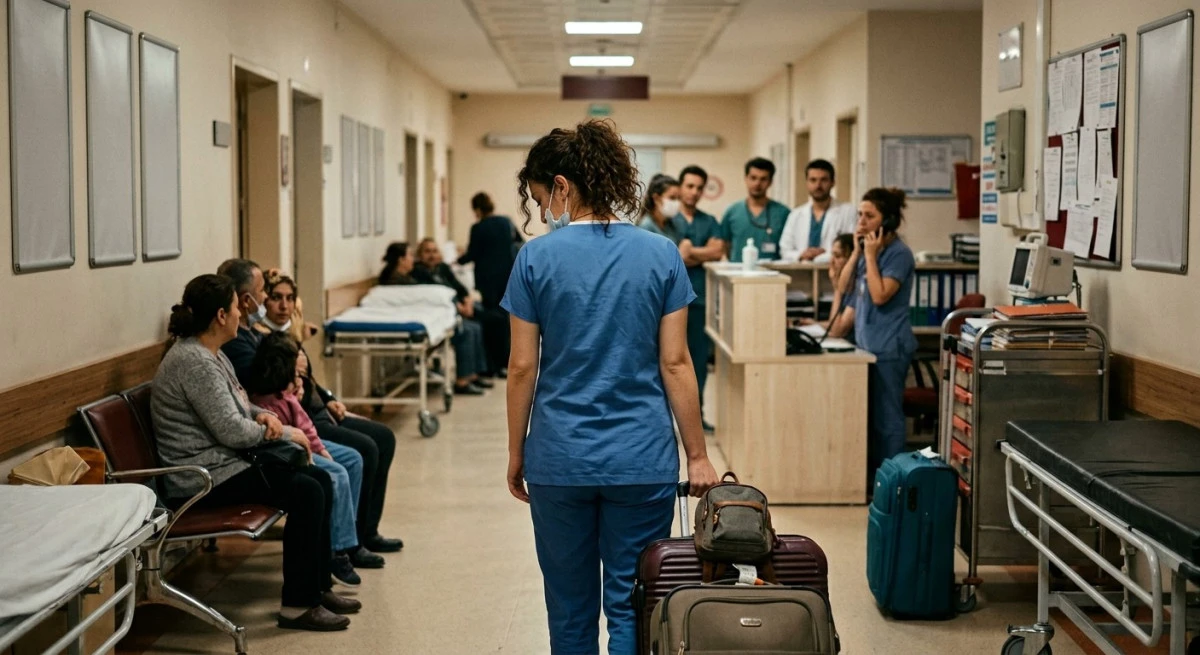 Her ay 40 hemşire ayrılıyor: Sağlık sistemi alarm veriyor