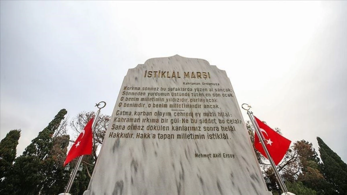 İstiklal Marşı'nın kabul&uuml;n&uuml;n 105. yıl d&ouml;n&uuml;m&uuml;