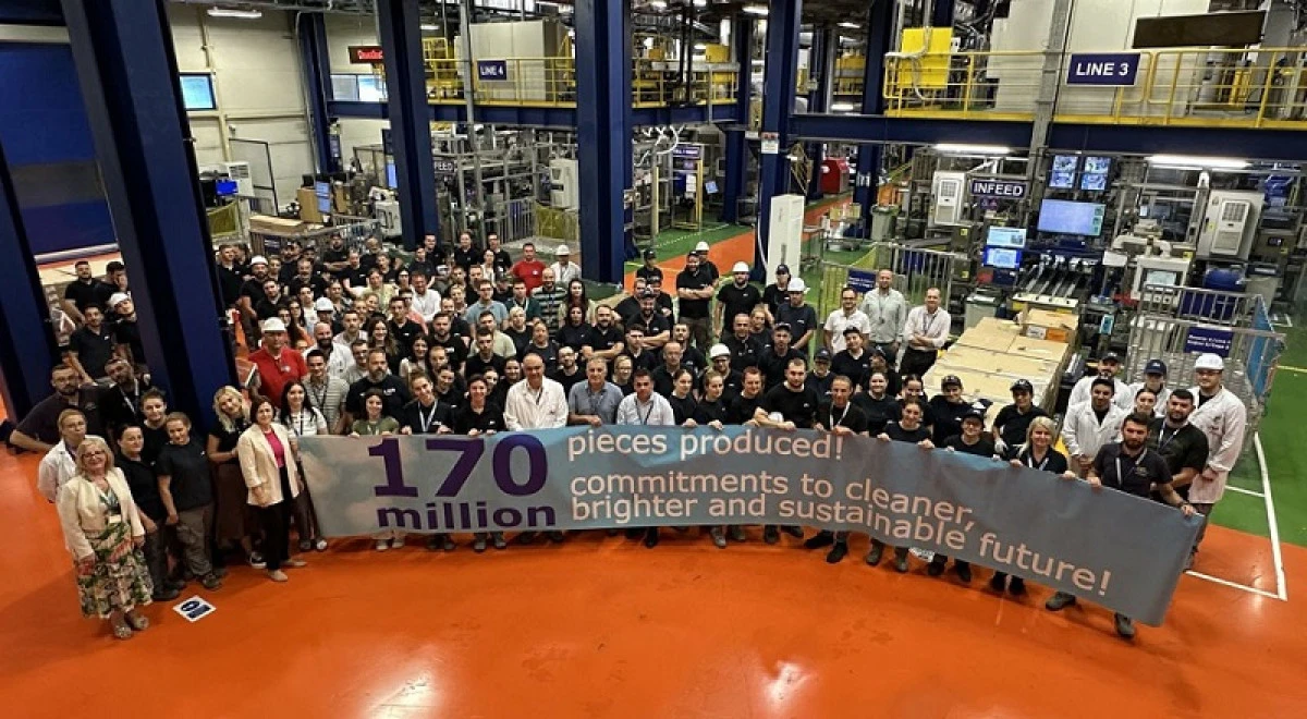 Johnson Matthey, &Uuml;sk&uuml;p'te 170 milyonuncu &uuml;r&uuml;n&uuml;n &uuml;retimini kutladı