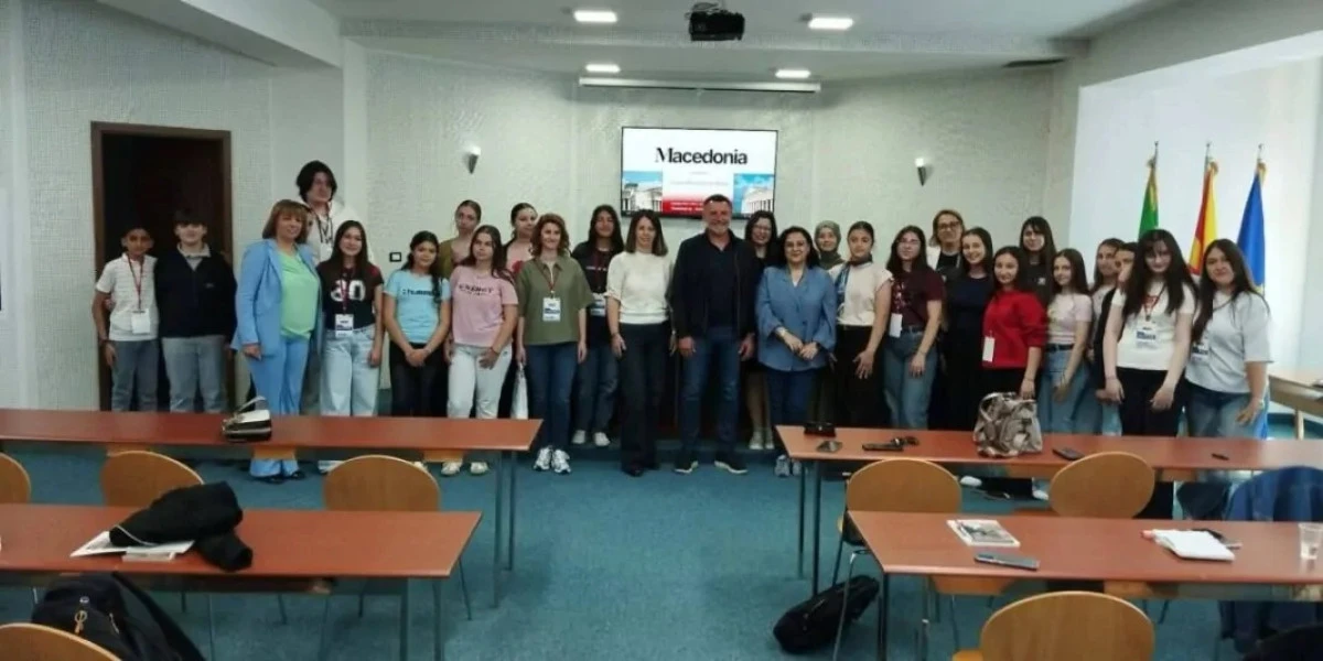 Kayseri&rsquo;den &Ouml;ğrenciler Erasmus+ ile Probiştip&rsquo;te