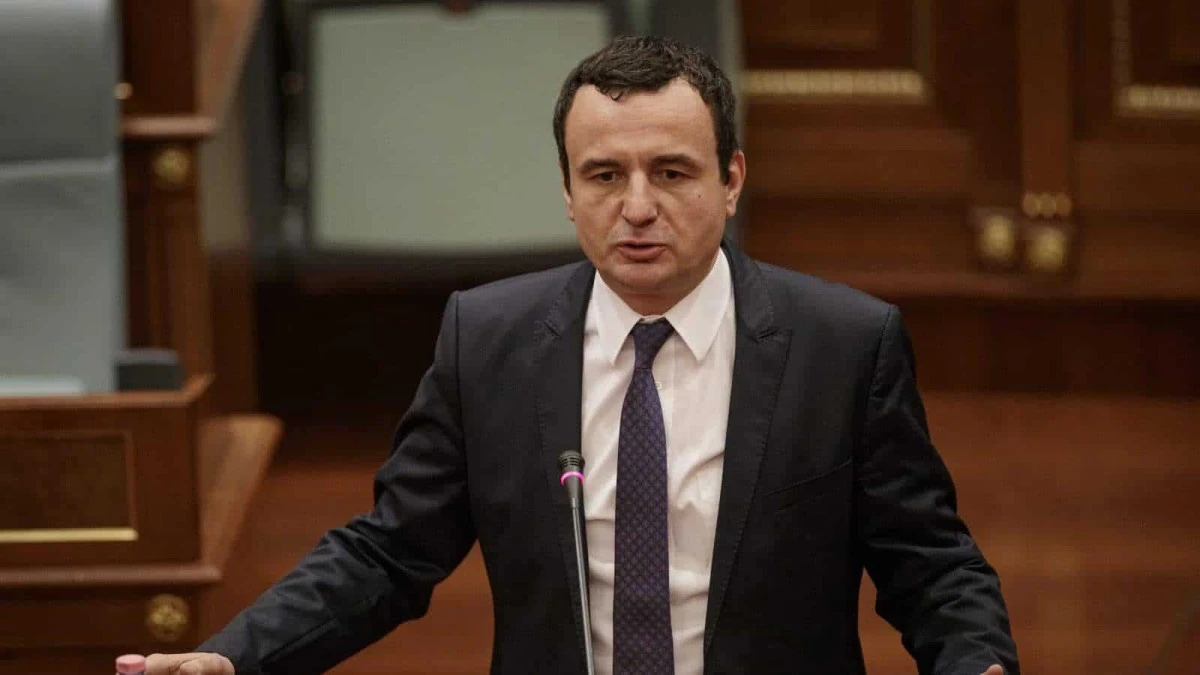Kosova Başbakanı Kurti'nin ziyareti nedeniyle yarın &Uuml;sk&uuml;p'te &ouml;zel trafik rejimi