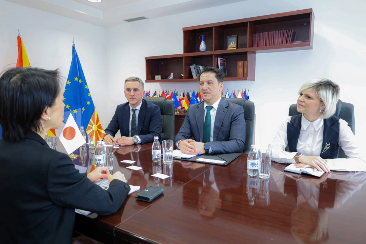 Kuzey Makedonya-Japonya ilişkileri g&ouml;r&uuml;ş&uuml;ld&uuml;: Kalkınma, iş birliği ve Avrupa entegrasyonu desteği