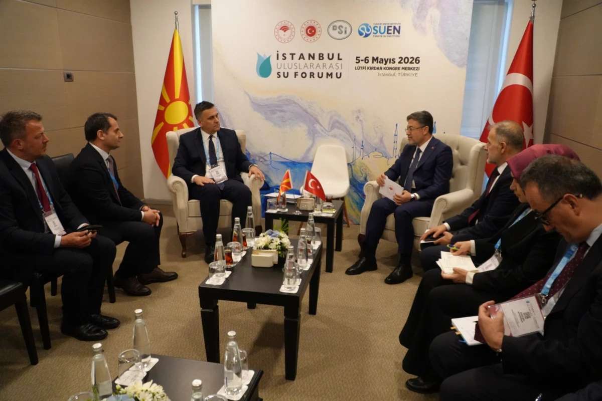 Kuzey Makedonya ve T&uuml;rkiye'den su y&ouml;netiminde iş birliği vurgusu