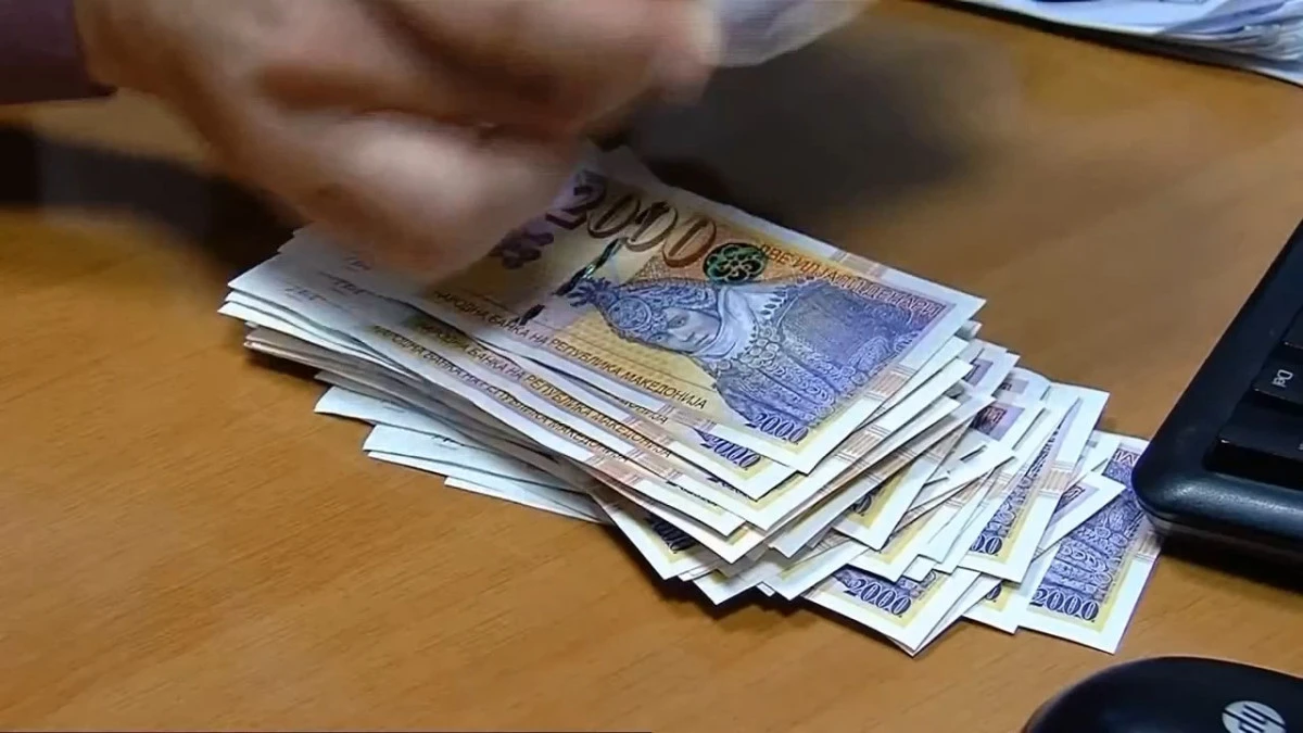 Kuzey Makedonya'da maaşlar geriledi: Ortalama 48.381 denar