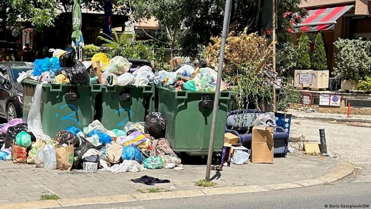 Kuzey Makedonya'da yılda 755 bin ton &ccedil;&ouml;p: Kişi başına 417 kilogram