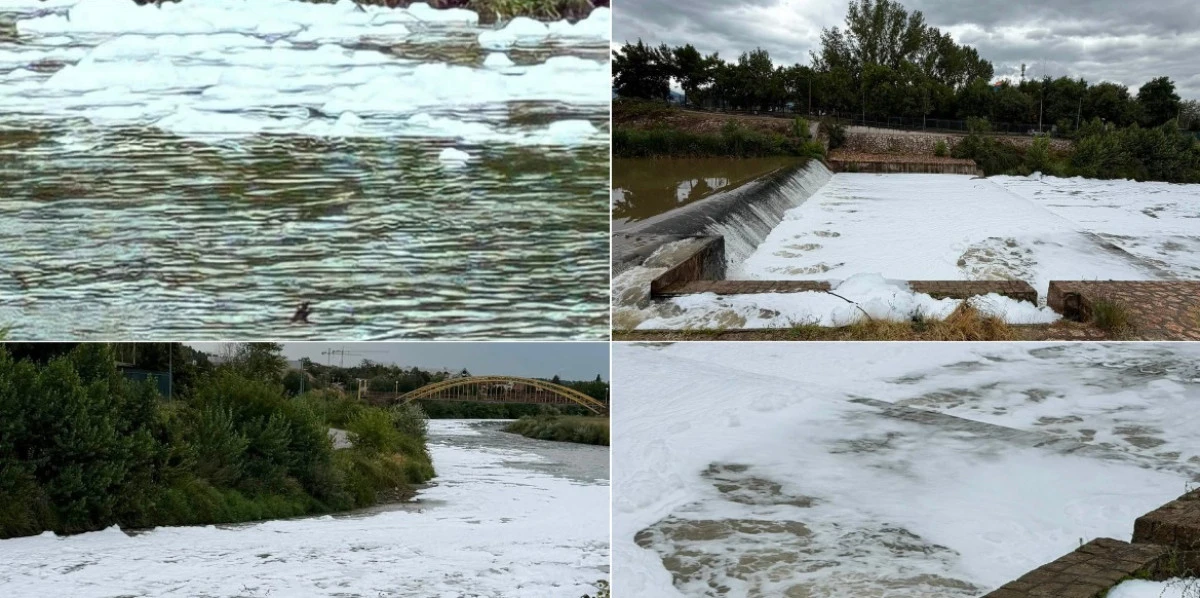 Lepenec Nehri'nde kirlilik alarmı: Muhalefet h&uuml;k&uuml;meti su&ccedil;luyor