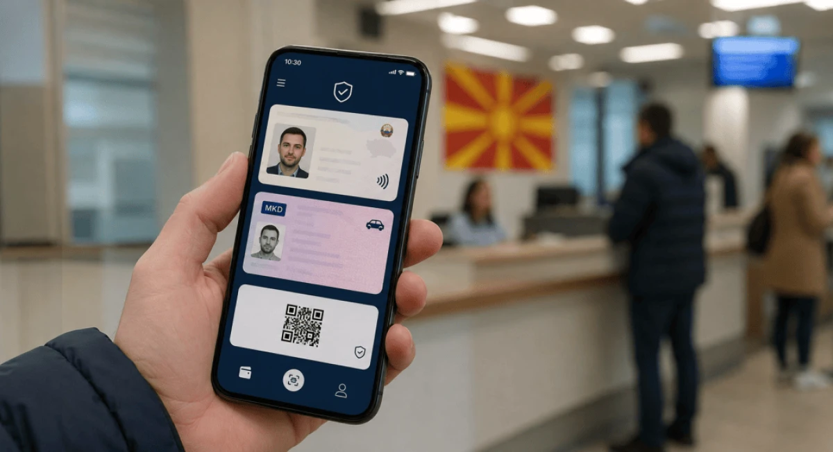 Makedonya&rsquo;da dijital d&ouml;nem başlıyor: Kimlik ve ehliyet telefona taşınıyor