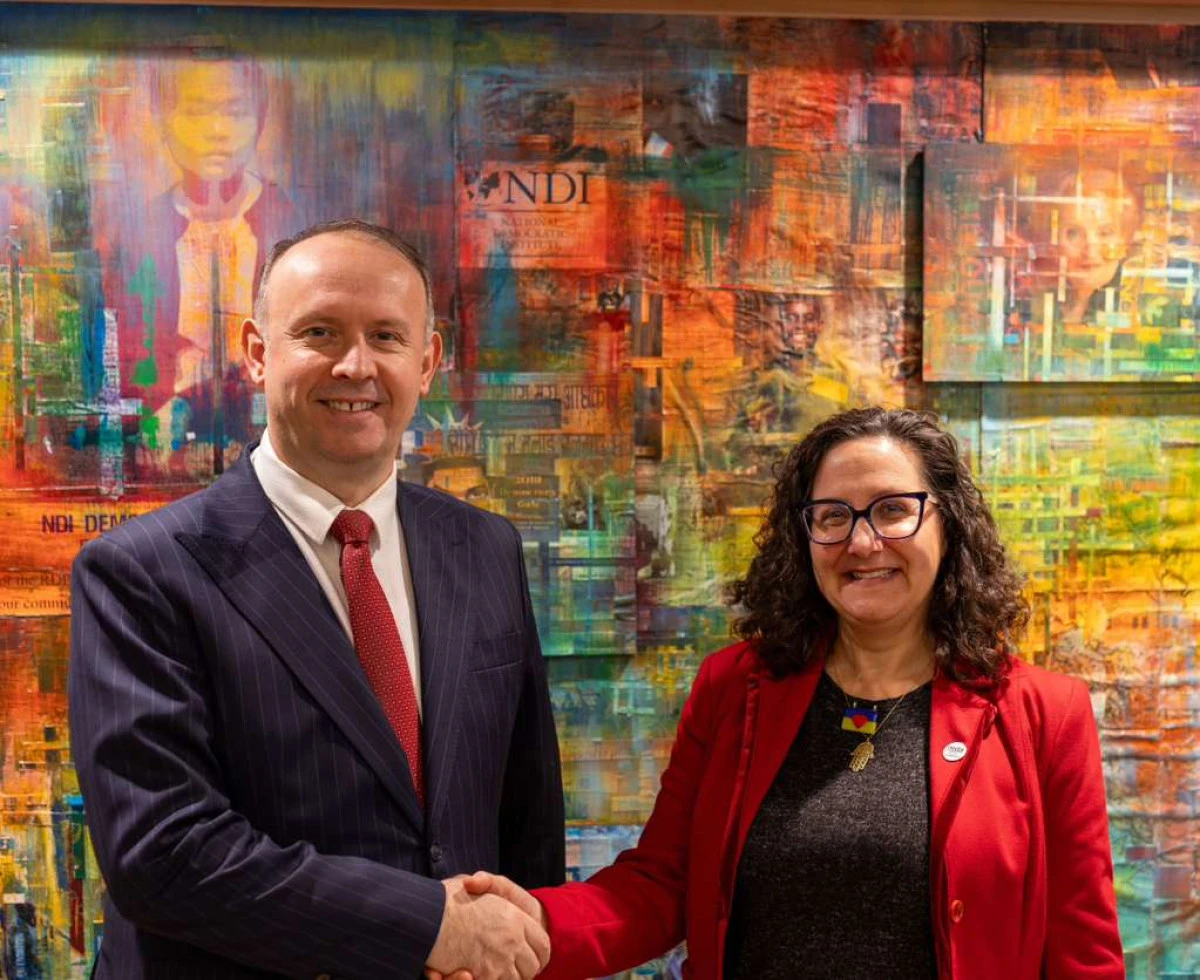 Meclis Başkanı Afrim Gaşi Washington&rsquo;da Ulusal Demokratik Enstit&uuml;s&uuml; y&ouml;neticileriyle g&ouml;r&uuml;şt&uuml;