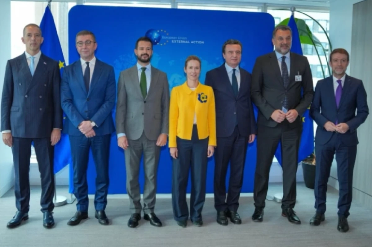 Mickoski ve Batı Balkan liderleri New York'ta Kallas ile g&ouml;r&uuml;şt&uuml;