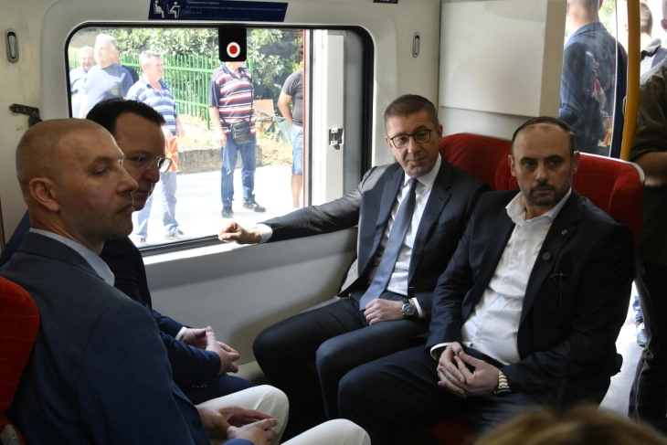 Mickoski'den 'Şehir Treni' projesine destek: Avrupa standartlarında bir adım