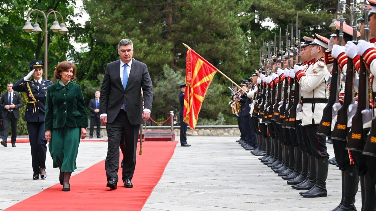 Milanović: Makedonya&rsquo;nın AB s&uuml;reci aşırı ve makul sınırları aşan koşullarla ilerliyor