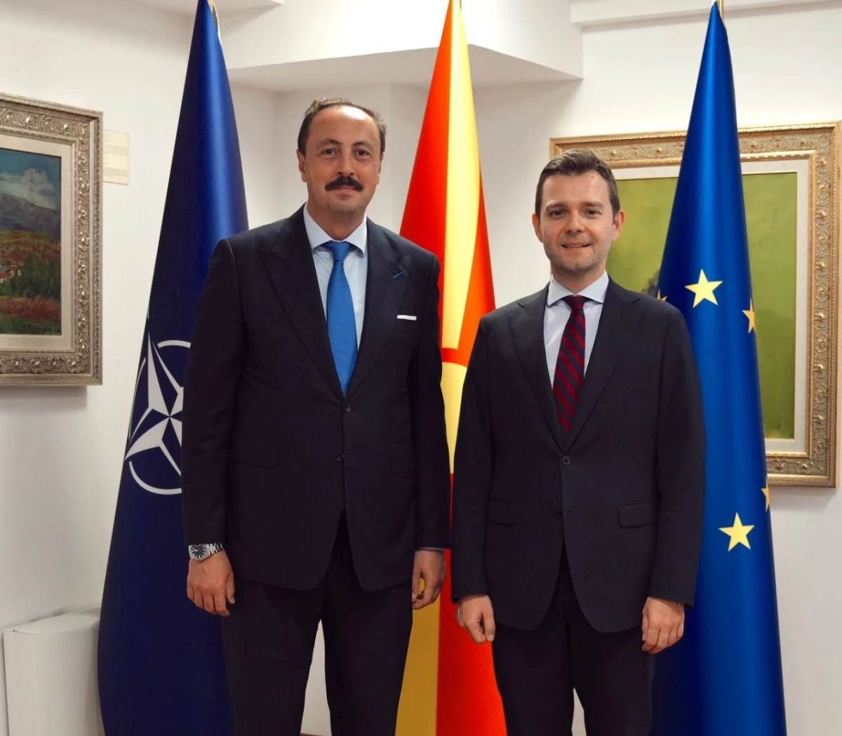 Mucunski, B&uuml;y&uuml;kel&ccedil;i Ulusoy ile ekonomik ve ticari iş birliğini değerlendirdi