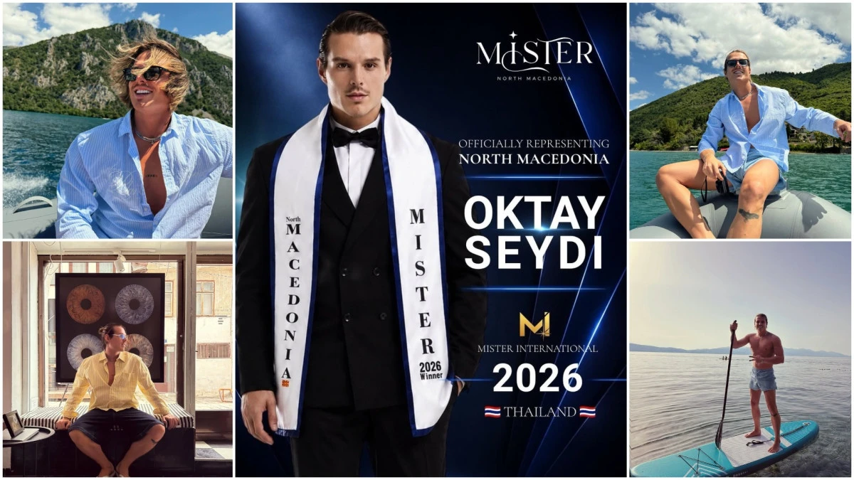Oktay Seydi, 'Mister International 2026'da Makedonya'yı temsil edecek