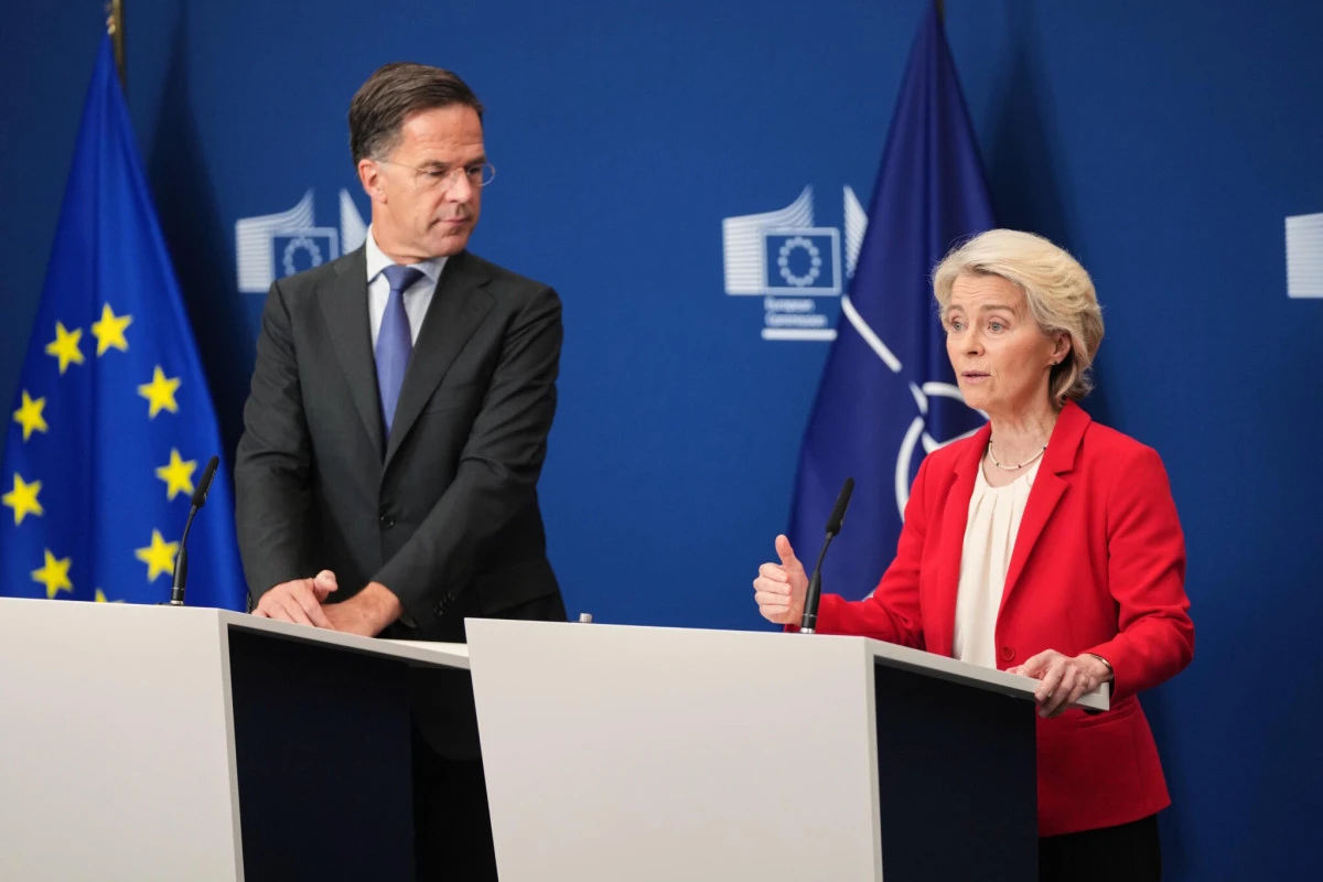 Rutte - Von der Leyen: G&uuml;venlik artık Amerika'ya bağımlı olmamalı