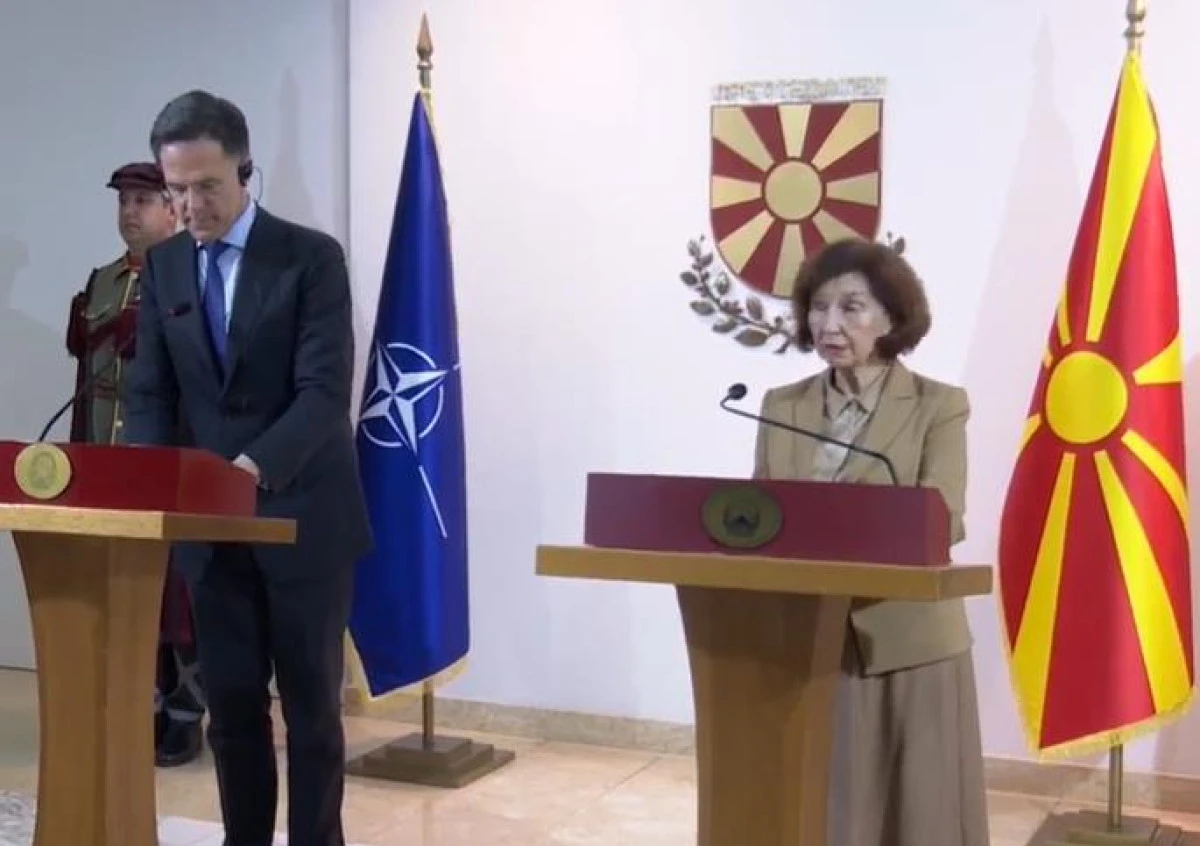 Silyanovska-Davkova - Rutte: Kuzey Makedonya, Batı Balkanlar'ın g&uuml;venliğinin korunmasında &ouml;nemli bir rol oynuyor