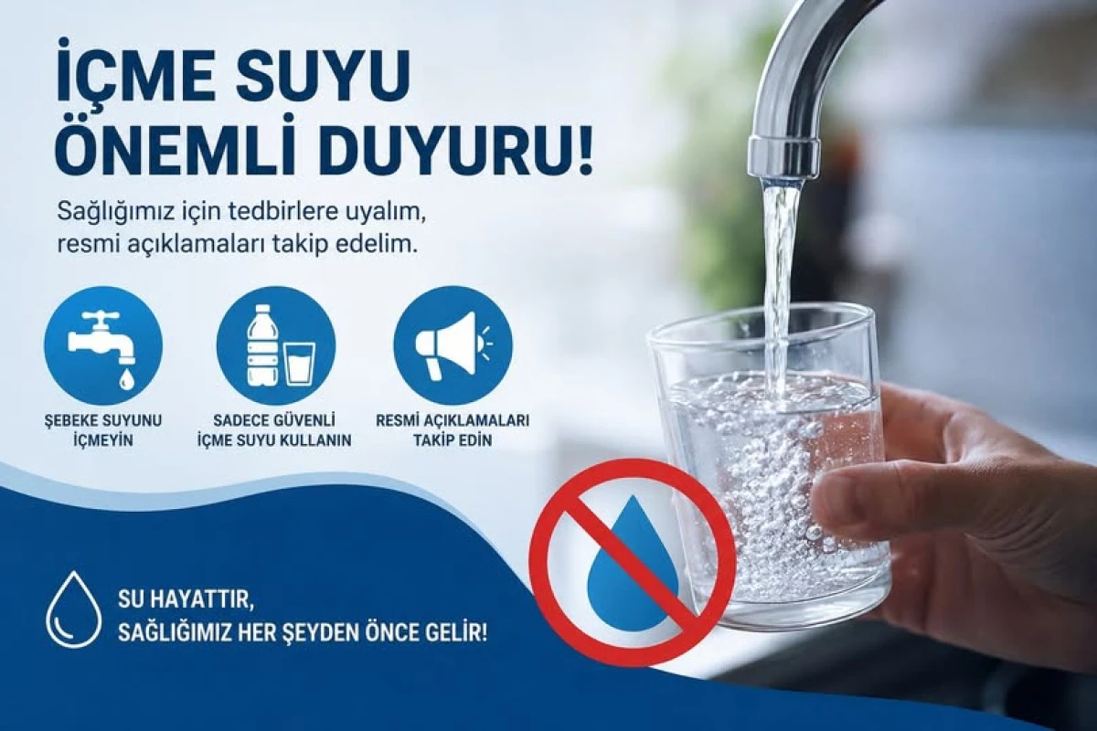 TDP Aşağı Banisa Şubesi&rsquo;nden i&ccedil;me suyu uyarısı: Resmi a&ccedil;ıklamalar takip edilmeli