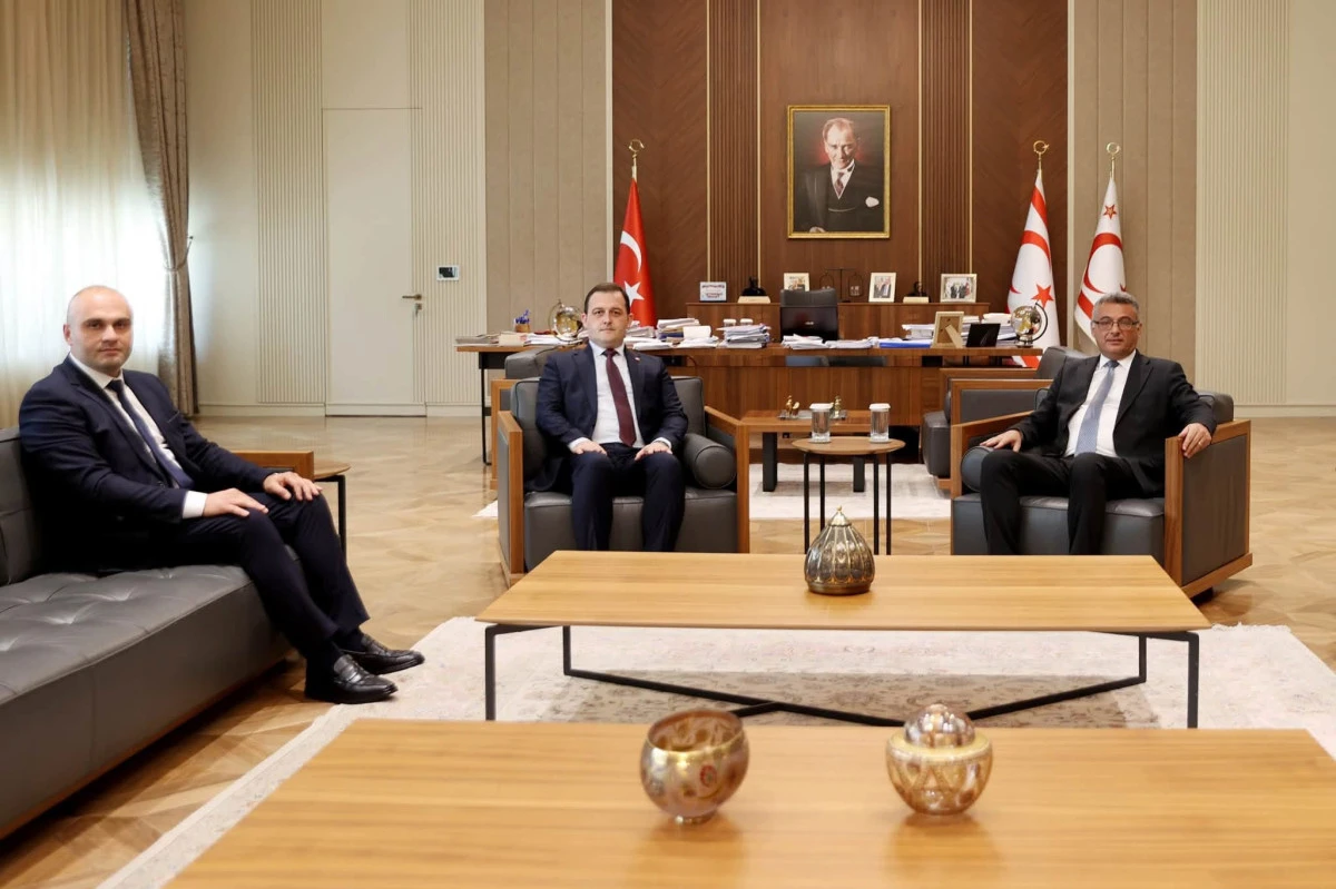TDP Heyeti, KKTC Cumhurbaşkanı Tufan Erh&uuml;rman tarafından kabul edildi