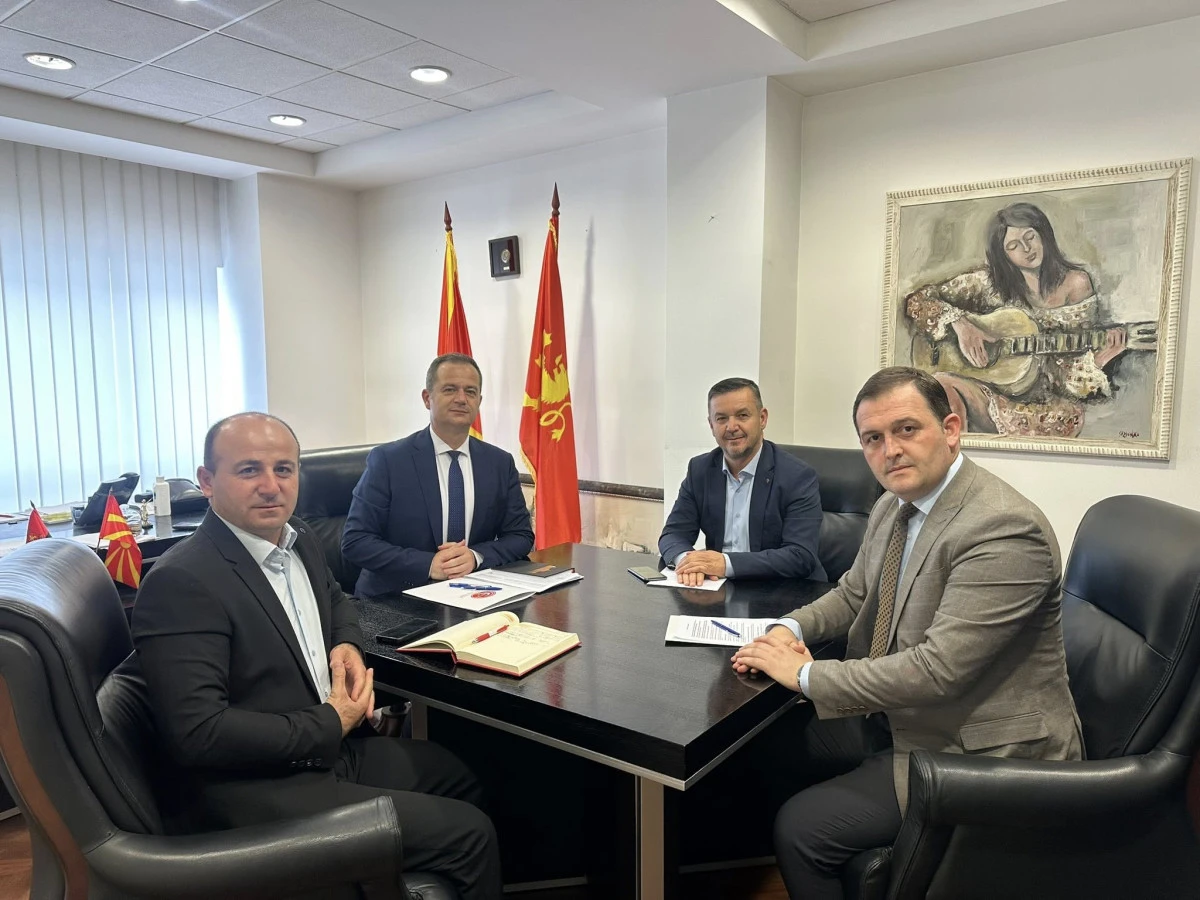 TDP Heyeti, VMRO-DPMNE Genel Sekreteri Kova&ccedil;ki ile g&ouml;r&uuml;şt&uuml;