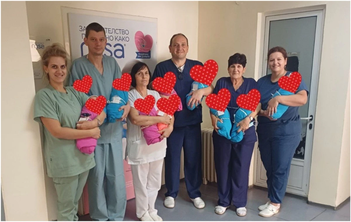 Tikveş b&ouml;lgesinde uzun bir s&uuml;re sonra 7 bebek aynı g&uuml;n d&uuml;nyaya geldi