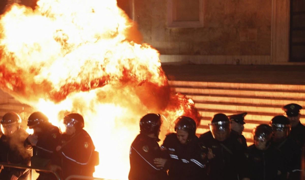 Tiran&rsquo;da muhalefet protestosu sonrası 52 g&ouml;zaltı