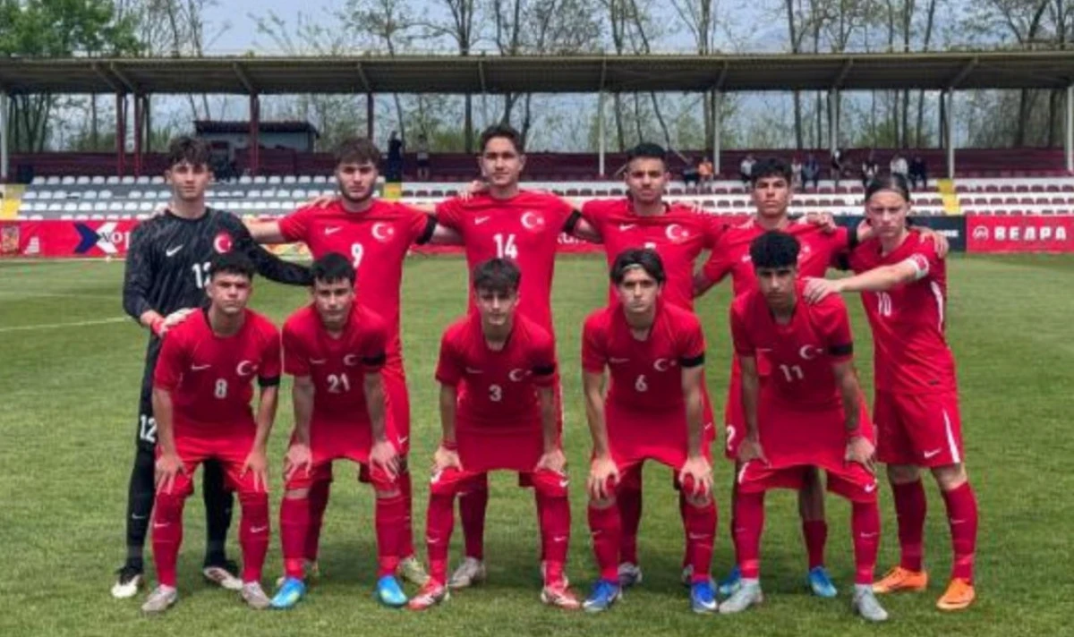 U16 Kuzey Makedonya, UEFA Gelişim Turnuvası&rsquo;nda T&uuml;rkiye karşısında