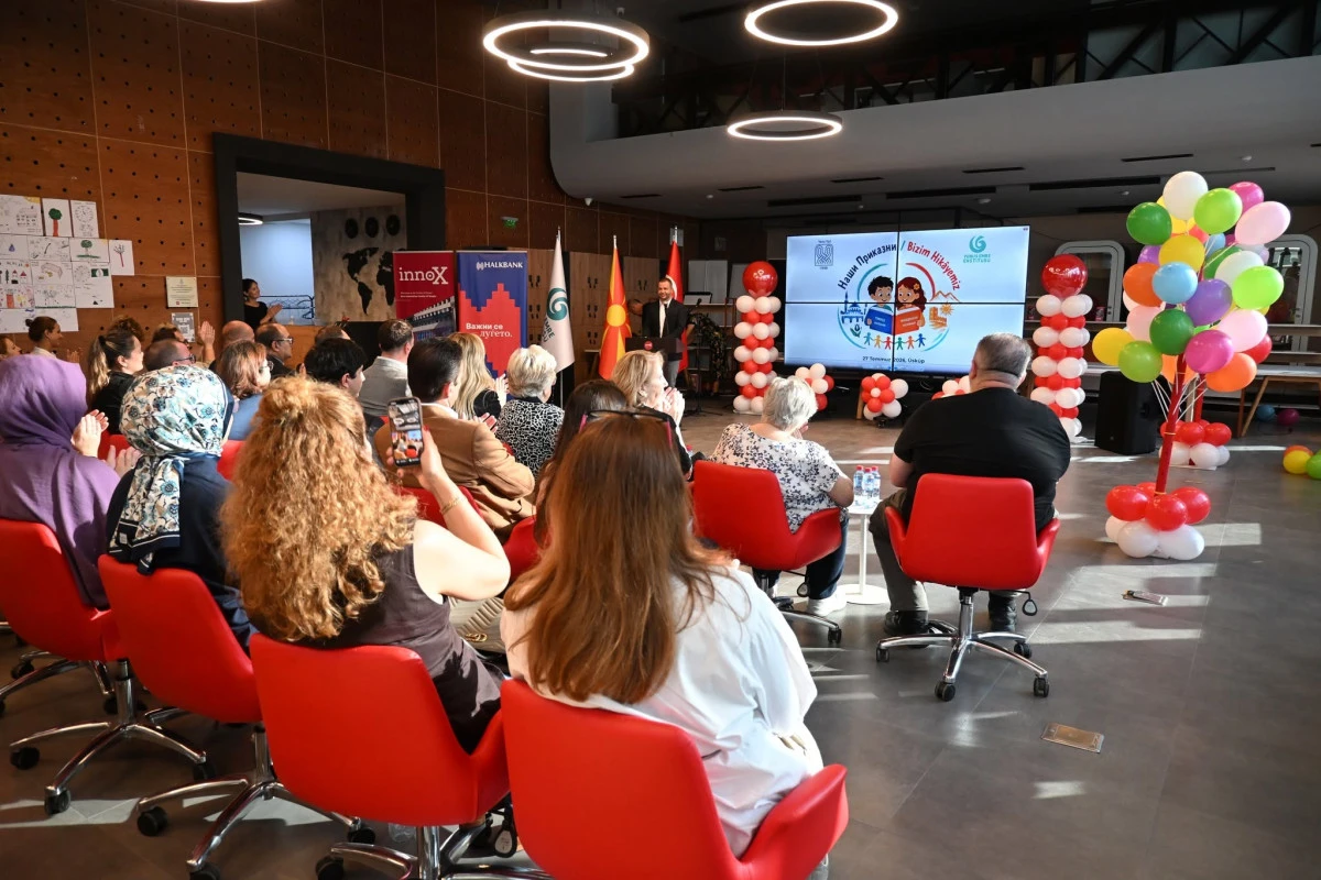 &Uuml;sk&uuml;p'te 'Bizim Hik&acirc;yemiz' Projesi final programıyla tamamlandı