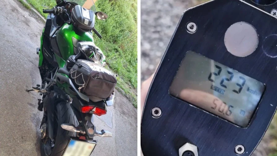 Yunanistan&rsquo;da hız &ccedil;ılgınlığı: 223 km hız yapan Makedonya vatandaşı tutuklandı